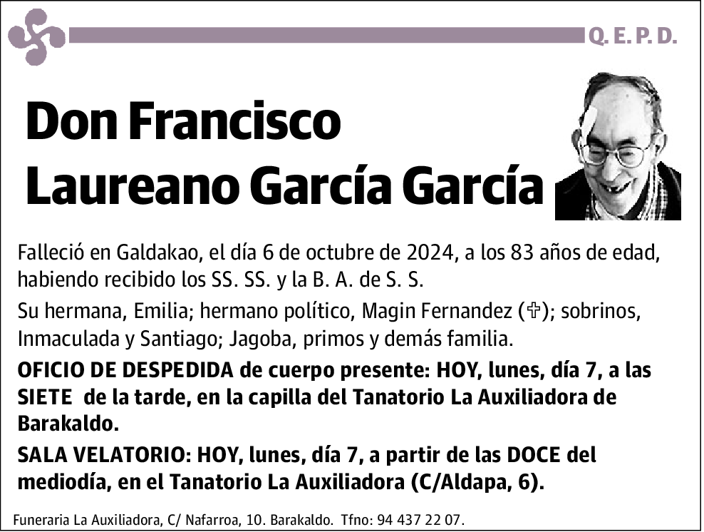 Francisco Laureano García García