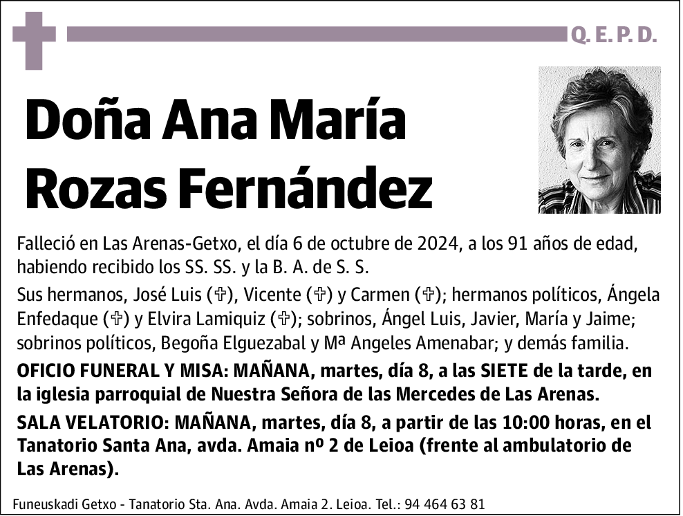 Ana María Rozas Fernández