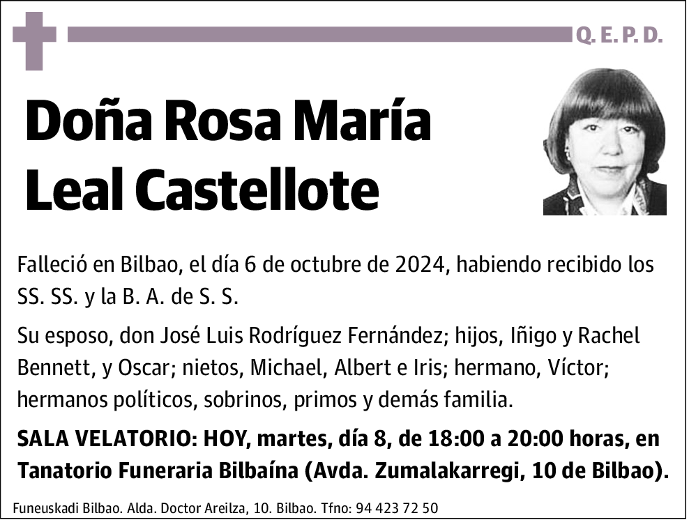 Rosa María Leal Castellote