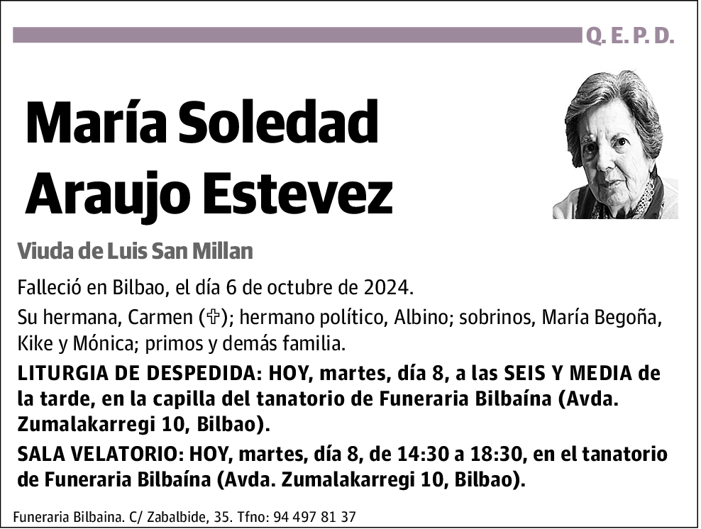 María Soledad Araujo Estevez