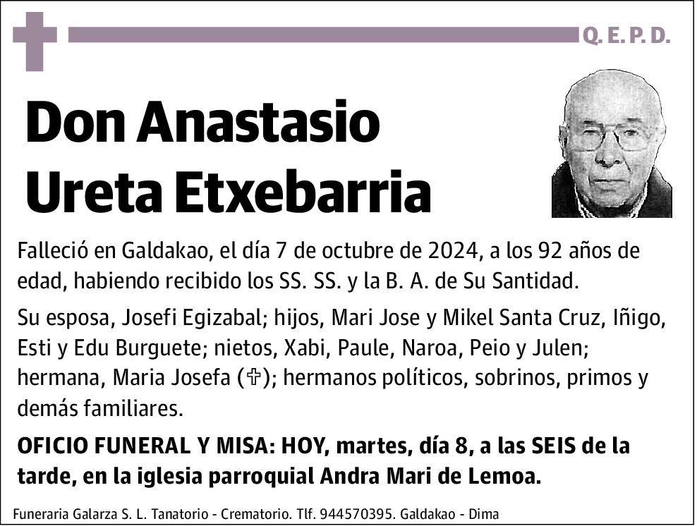 Anastasio Ureta Etxebarria