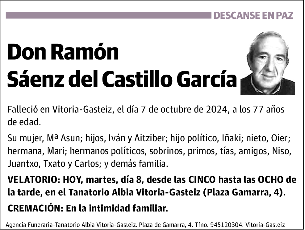 Ramón Sáenz del Castillo García