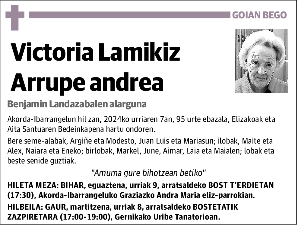 Victoria Lamikiz Arrupe