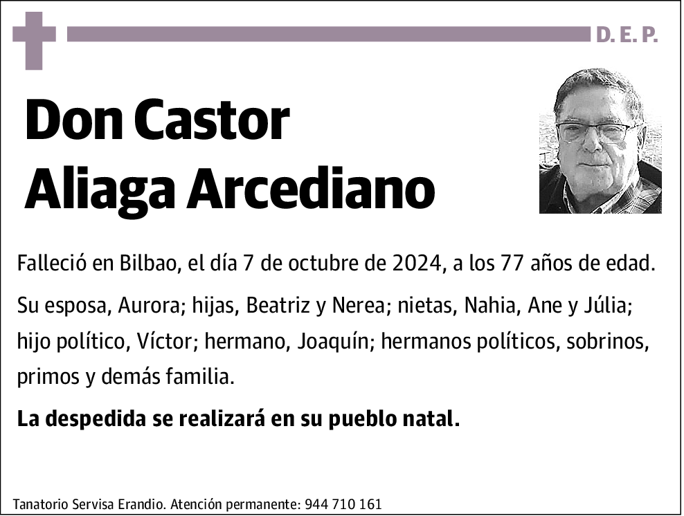 Castor Aliaga Arcediano