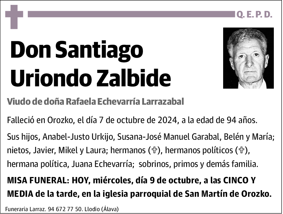 Santiago Uriondo Zalbide