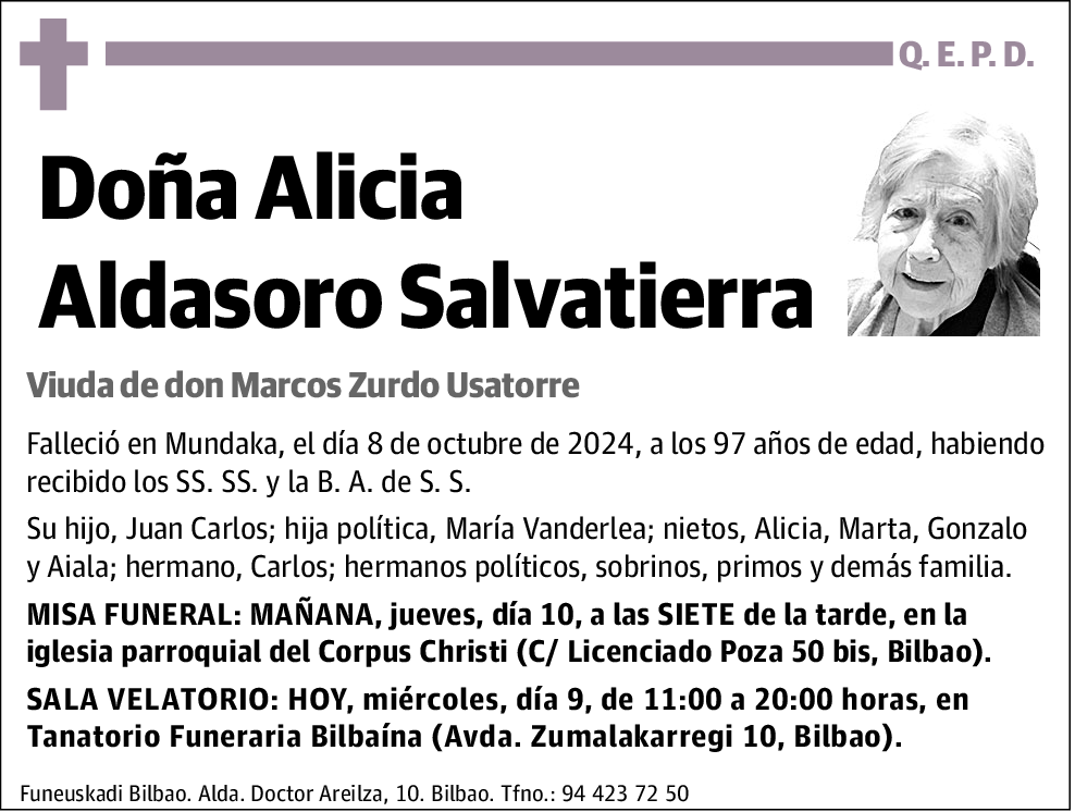 Alicia Aldasoro Salvatierra