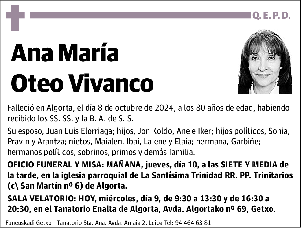 Ana María Oteo Vivanco