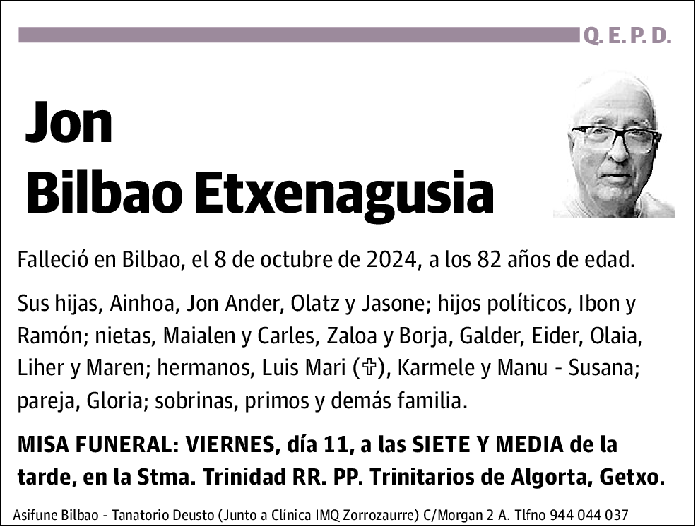 Jon Bilbao Etxenagusia