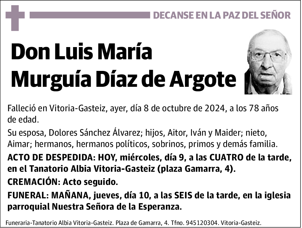Luis María Murguía Díaz de Argote