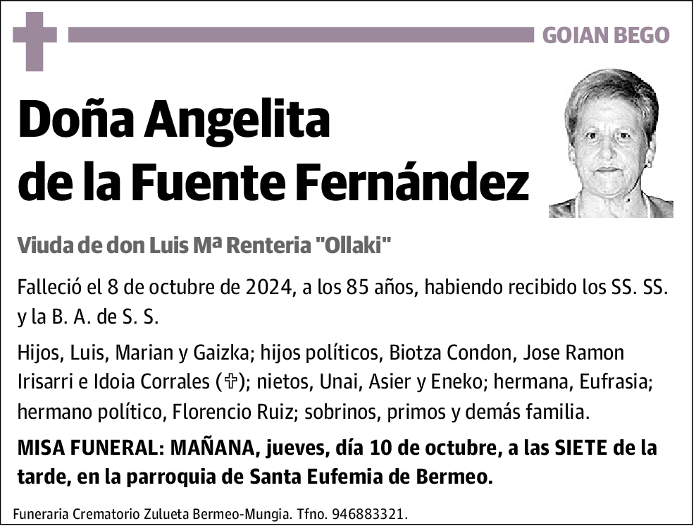 Angelita de la Fuente Fernández