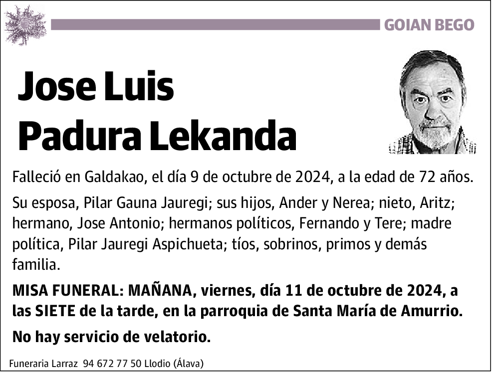 Jose Luis Padura Lekanda