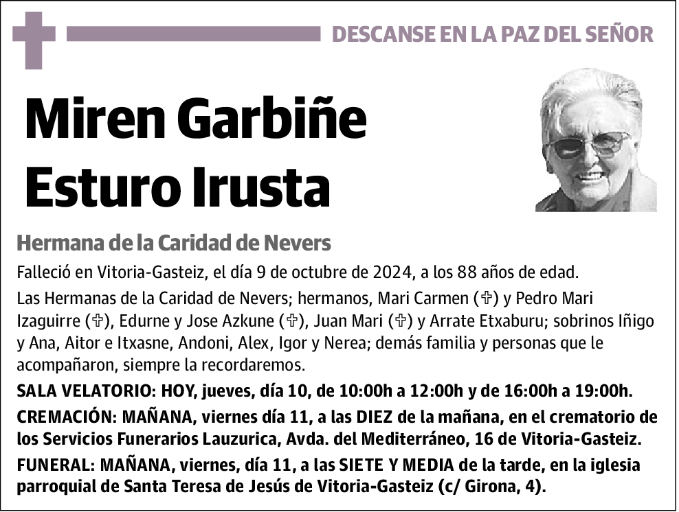 Miren Garbiñe Esturto Irusta