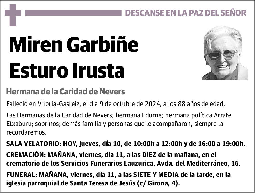 Miren Garbiñe Esturto Irusta