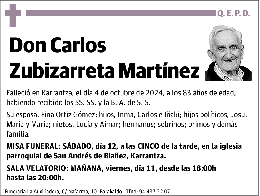 Carlos Zubizarreta Martínez