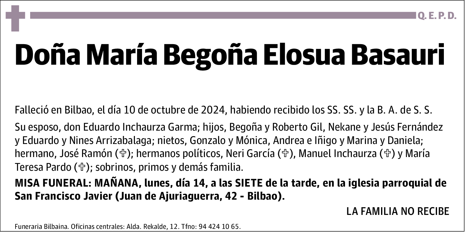 María Begoña Elosua Basauri