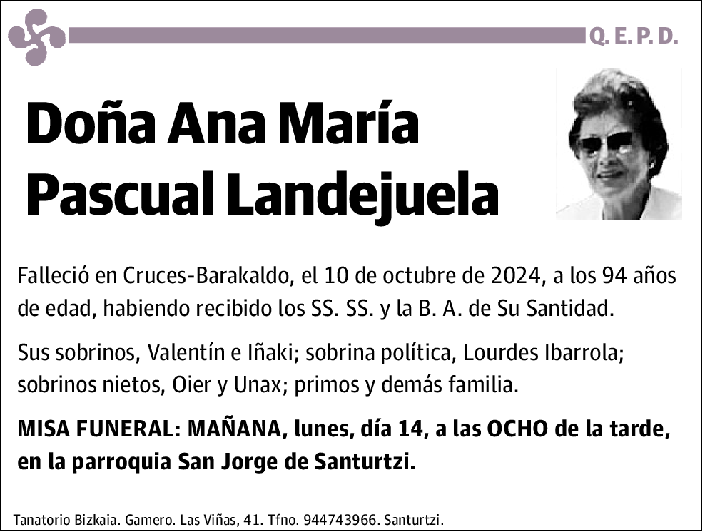 Ana María Pascual Landejuela