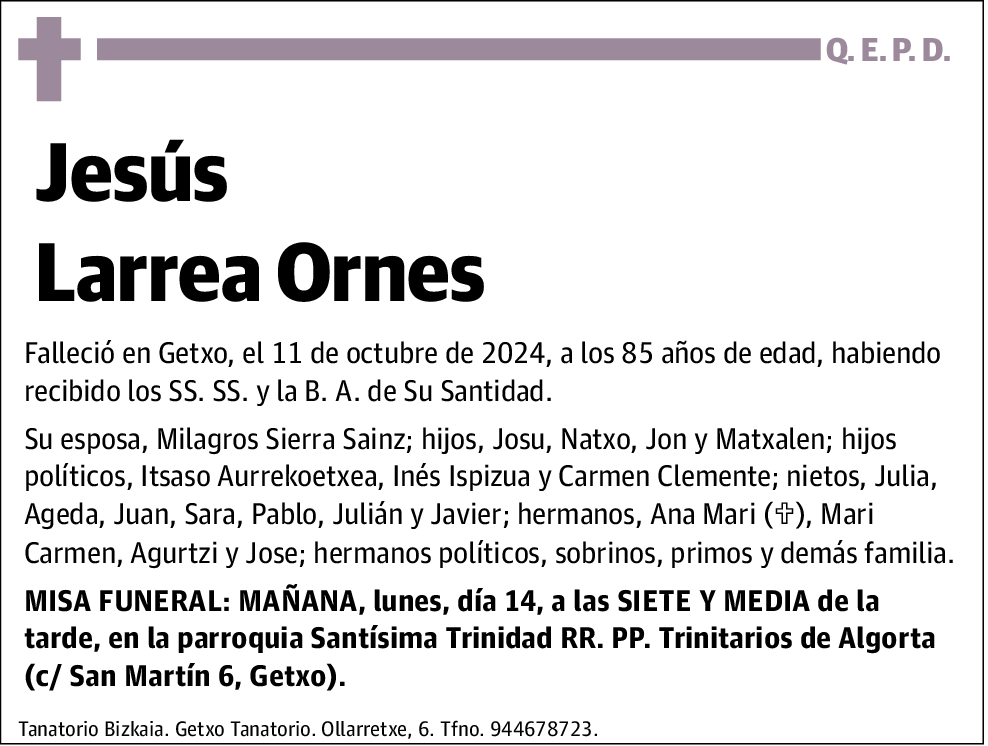 Jesús Larrea Ornes