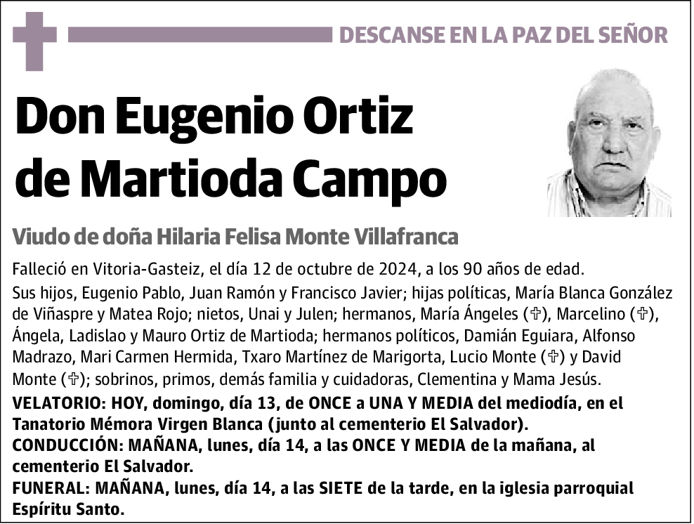 Eugenio Ortiz de Martioda Campo
