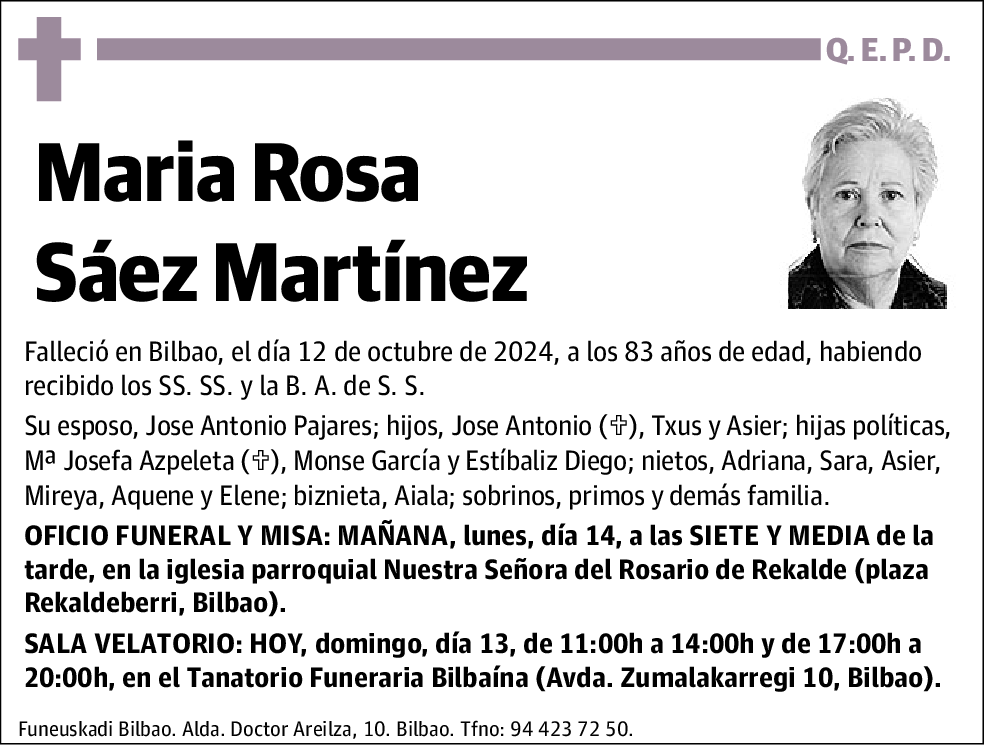 Maria Rosa Sáez Martínez