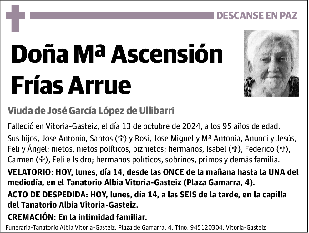Mª Ascensión Frías Arrue