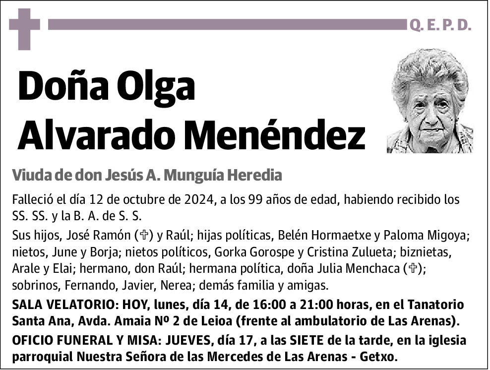 Olga Alvarado Menéndez