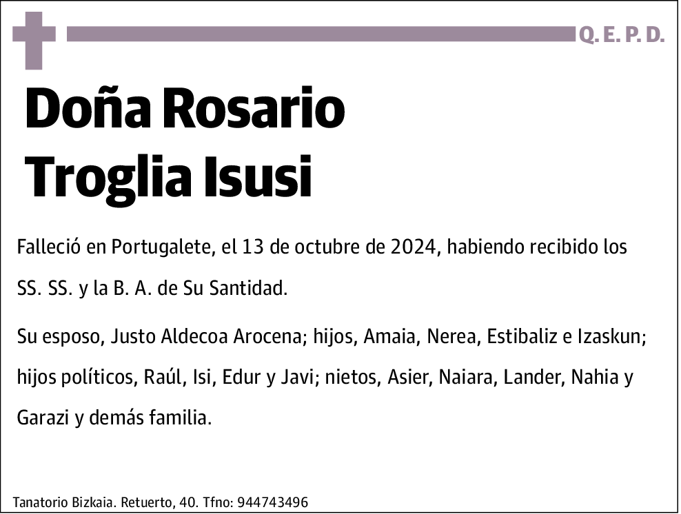 Rosario Troglia Isusi