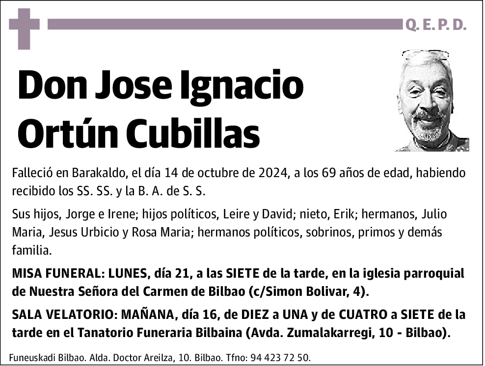 Jose Ignacio Ortún Cubillas