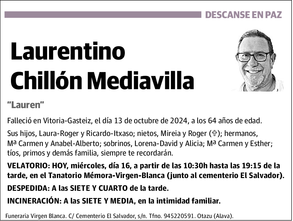 Laurentino Chillón Mediavilla