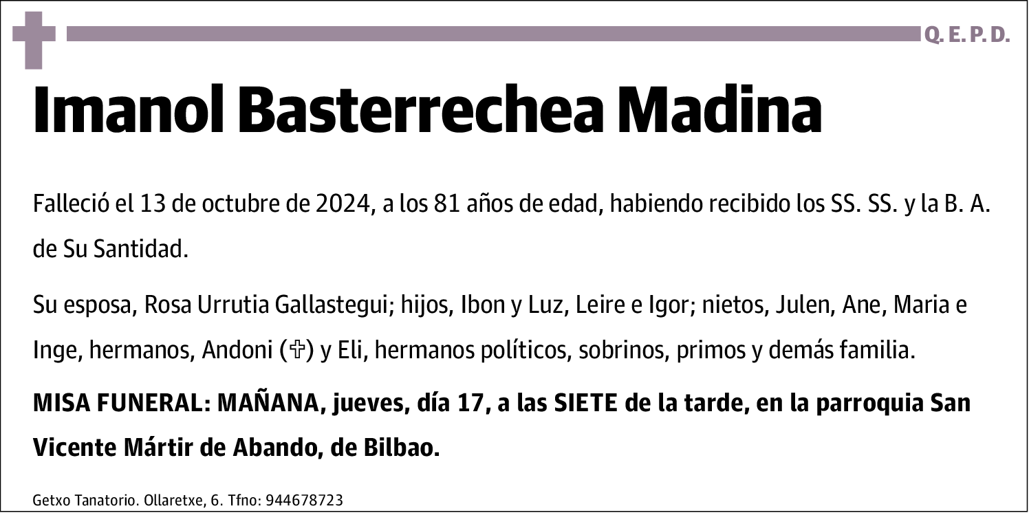 Imanol Basterrechea Madina