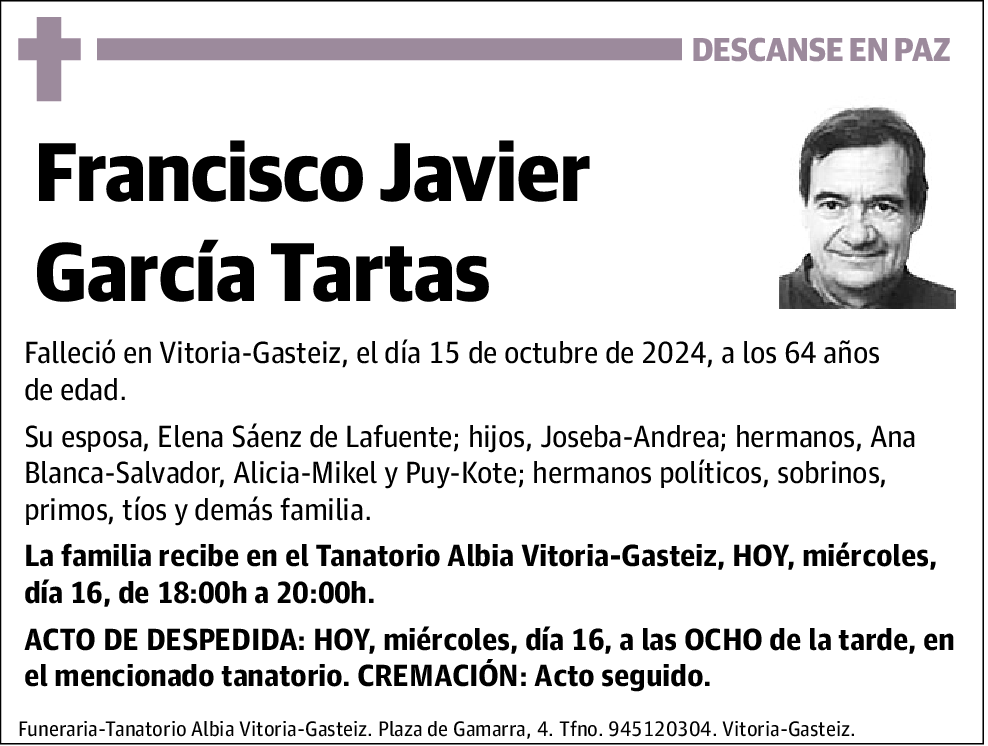 Francisco Javier García Tartas