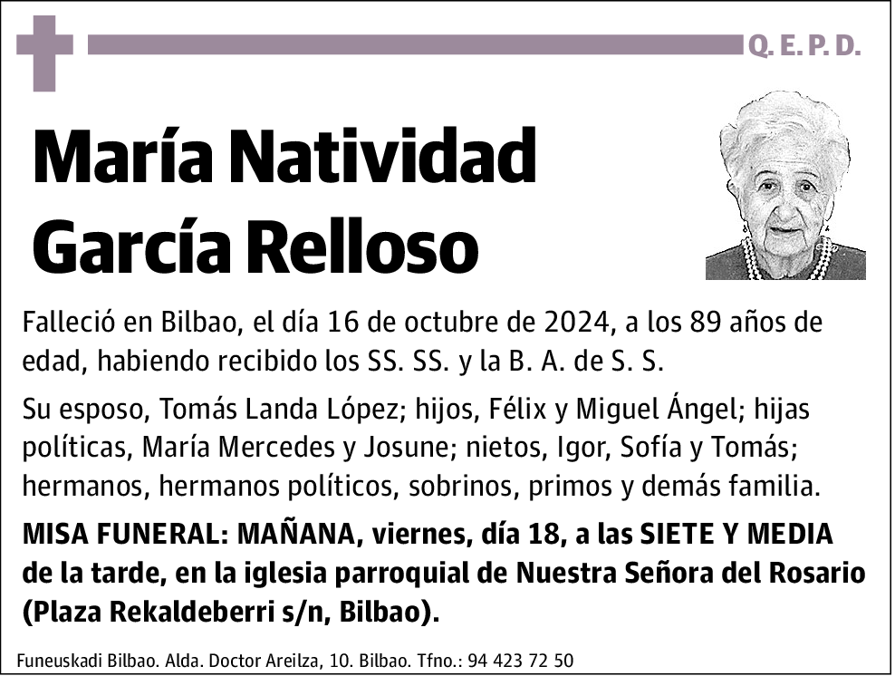 María Natividad García Relloso