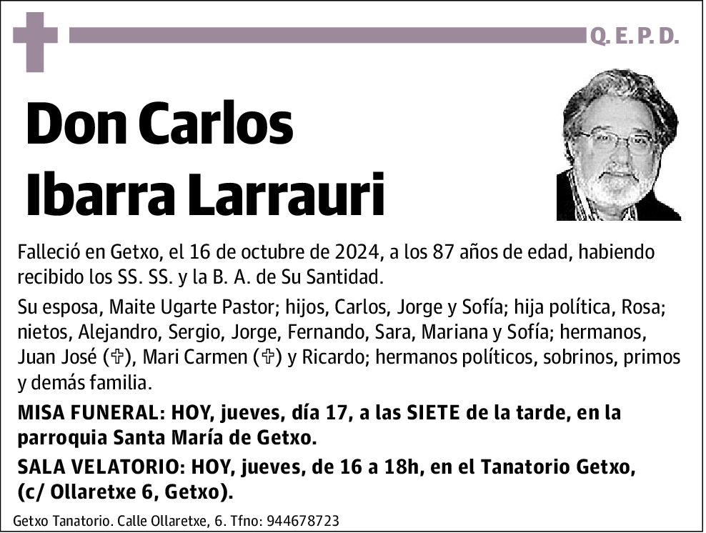 Carlos Ibarra Larrauri