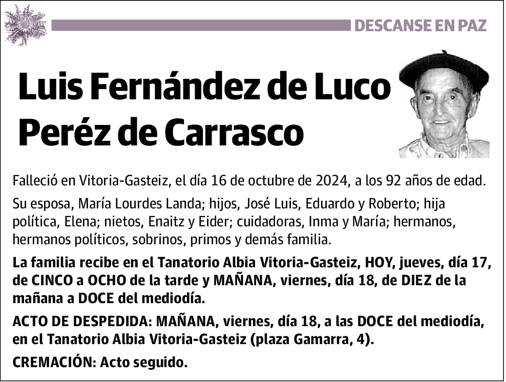 Luis Fernández de Luco Pérez de Carrasco