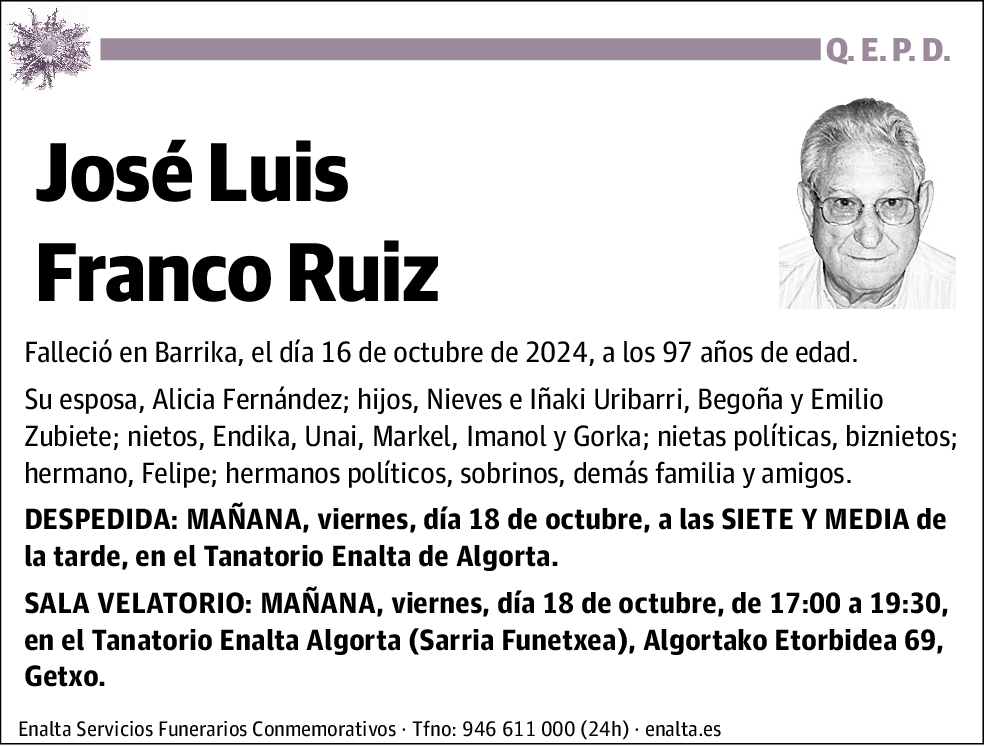 José Luis Franco Ruiz