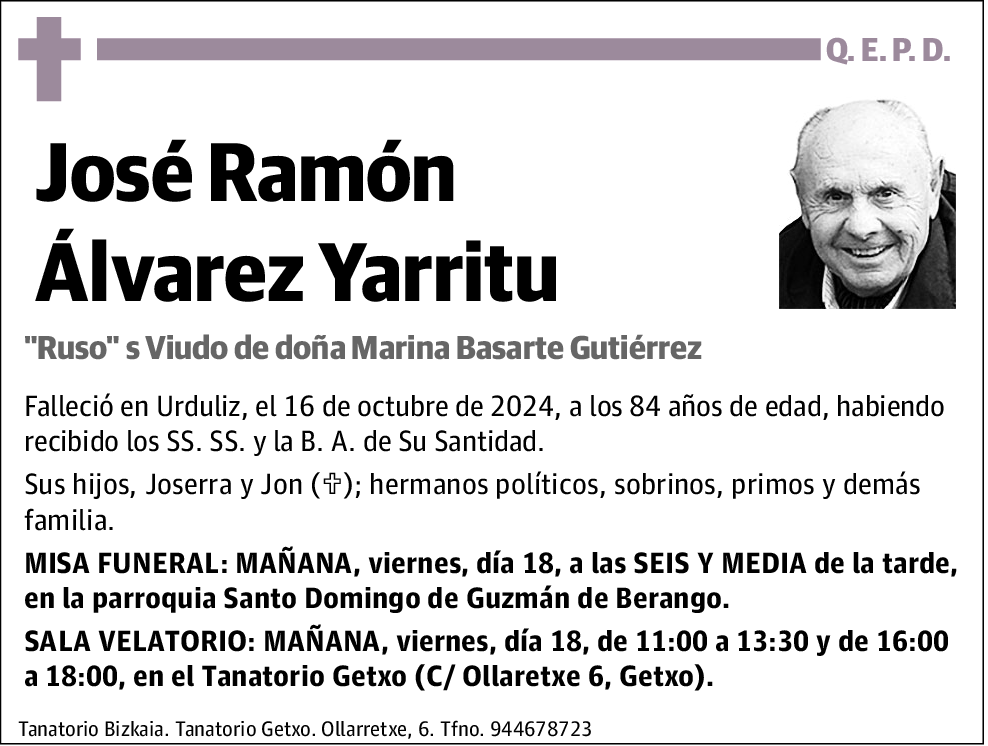 José Ramón Álvarez Yarritu