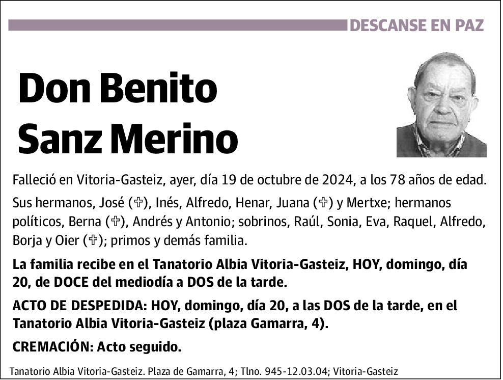 Benito Sanz Merino