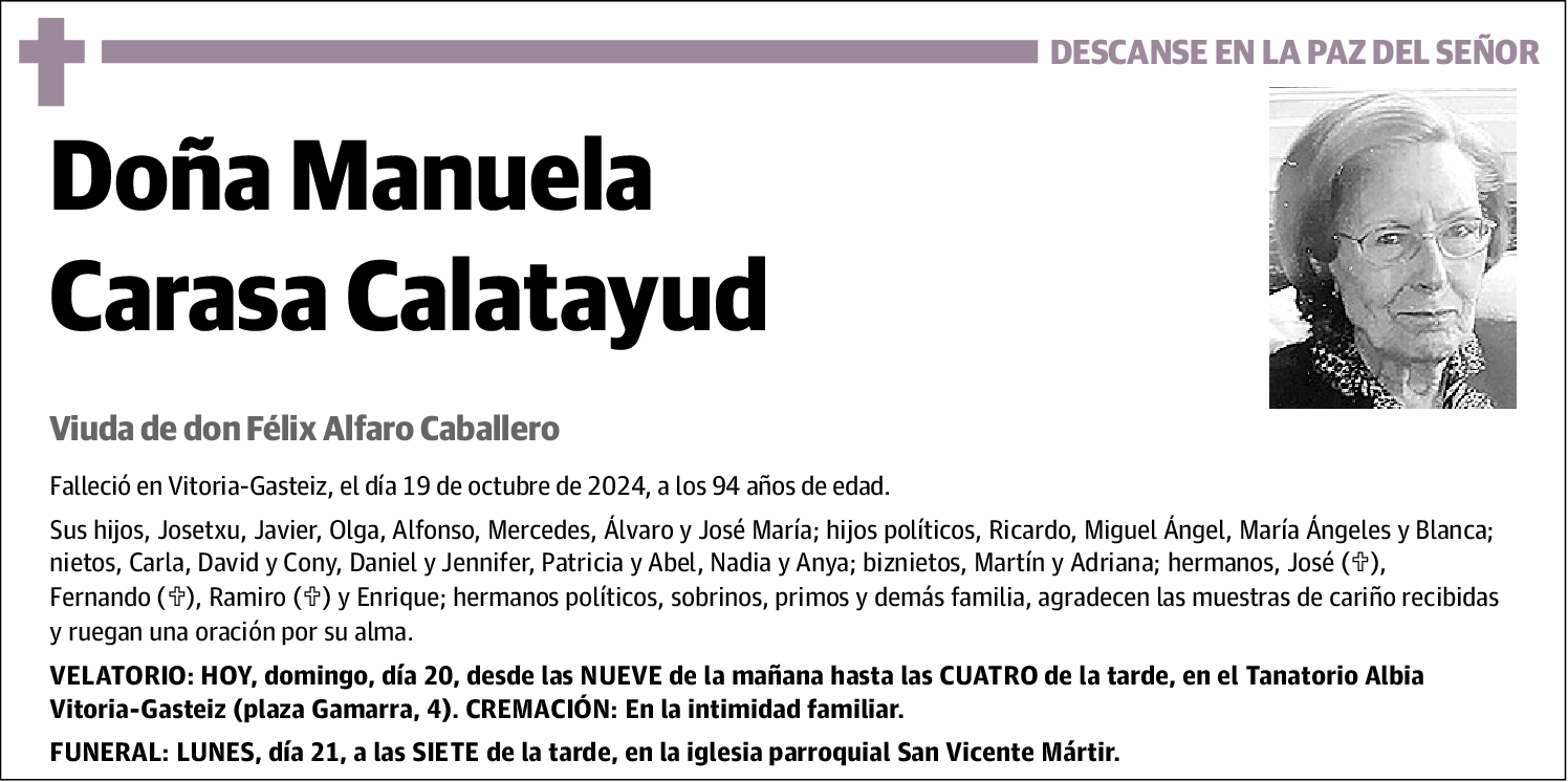 Manuela Carasa Calatayud