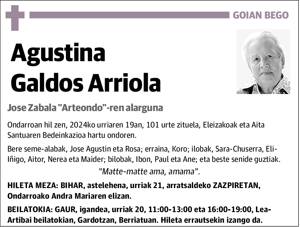 Agustina Galdos Arriola