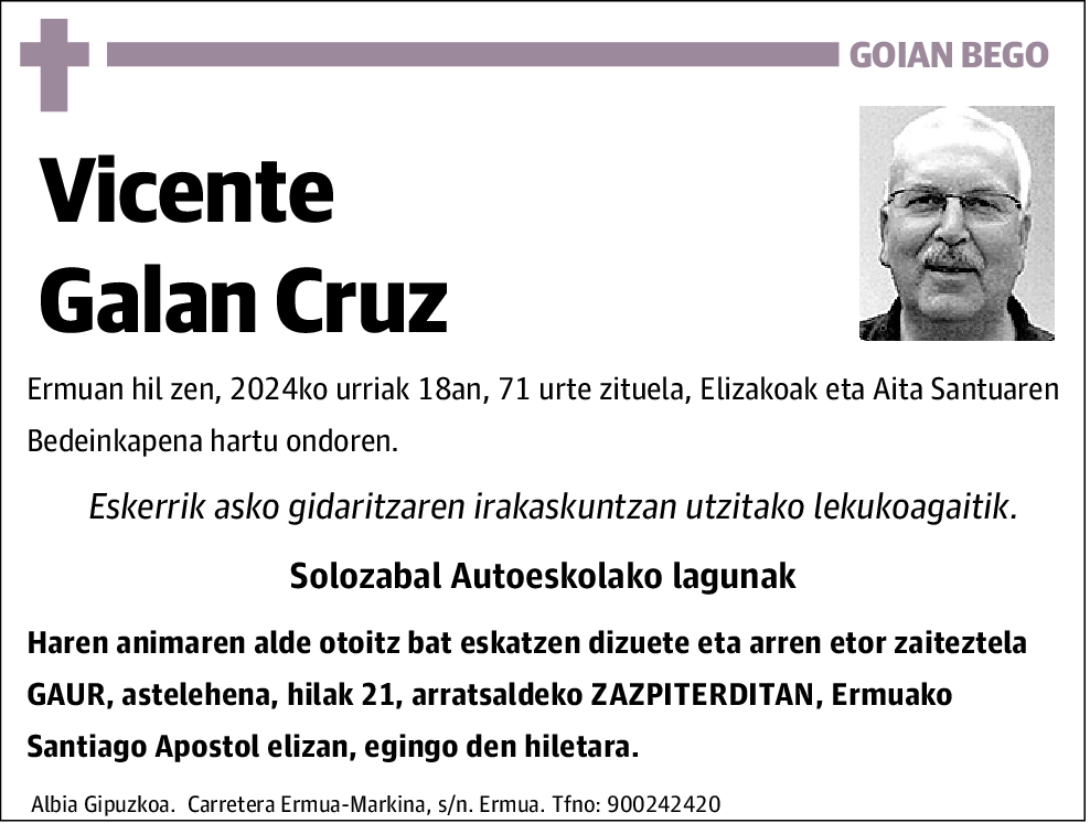 Vicente Galan Cruz