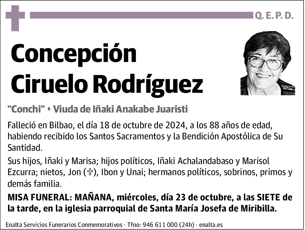 Concepción Ciruelo Rodríguez