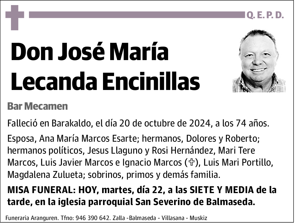 José María Lecanda Encinillas