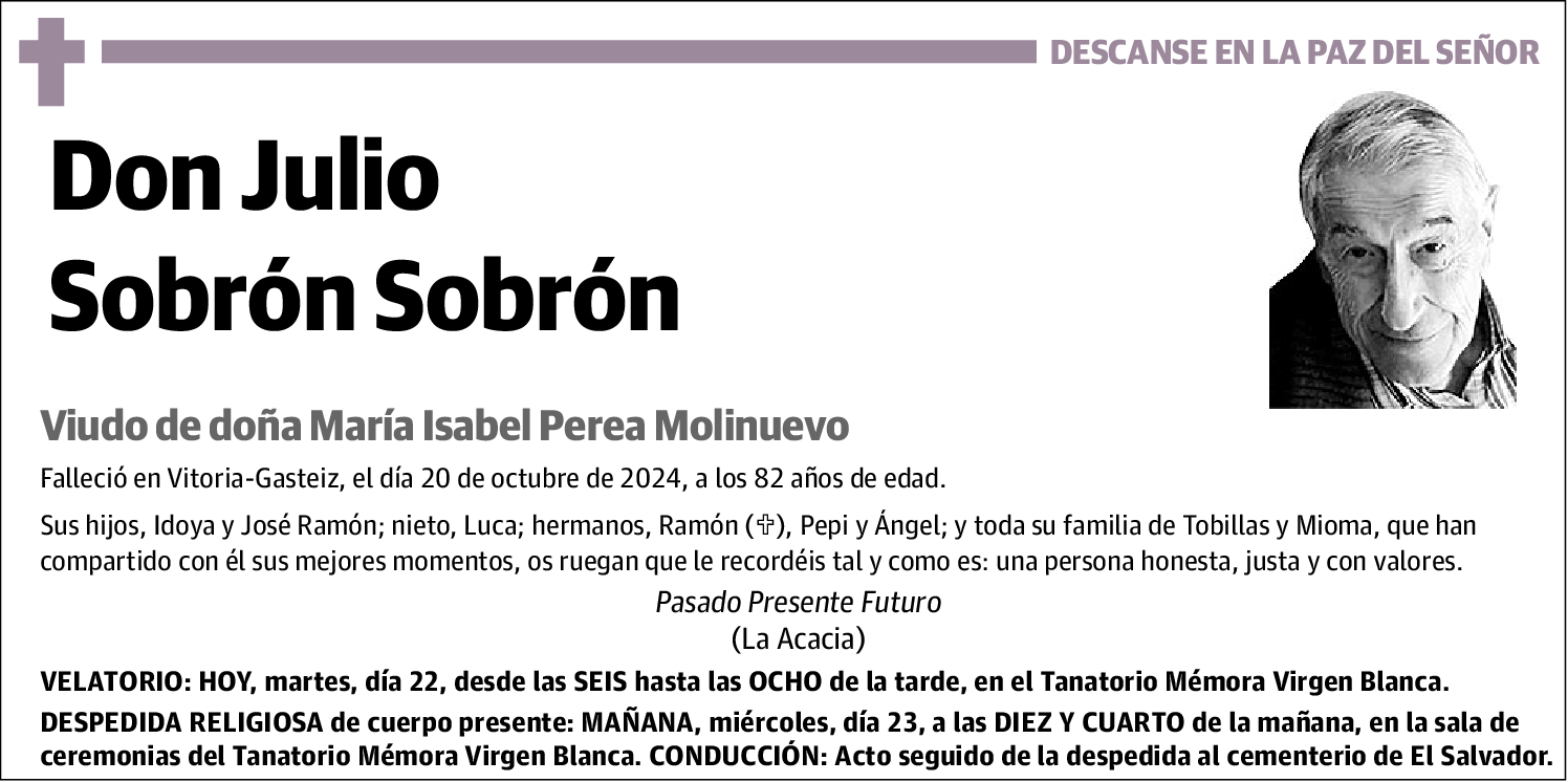 Julio Sobrón Sobrón