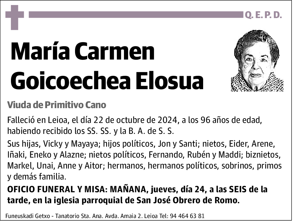 María Carmen Goicoechea Elosua