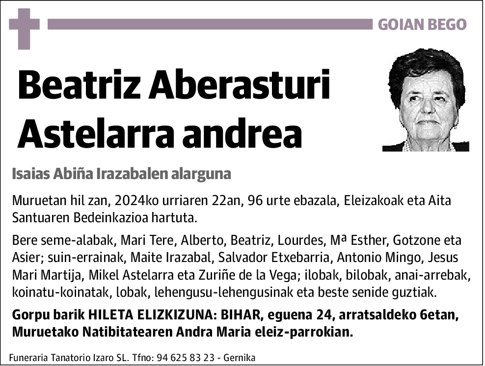 Beatriz Aberasturi Astelarra