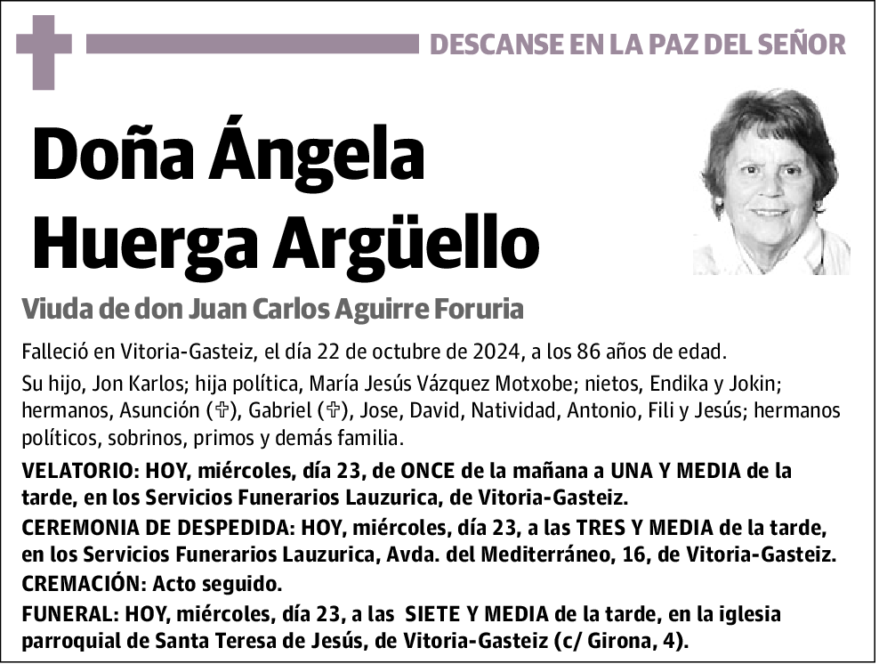 Ángela Huerga Argüello