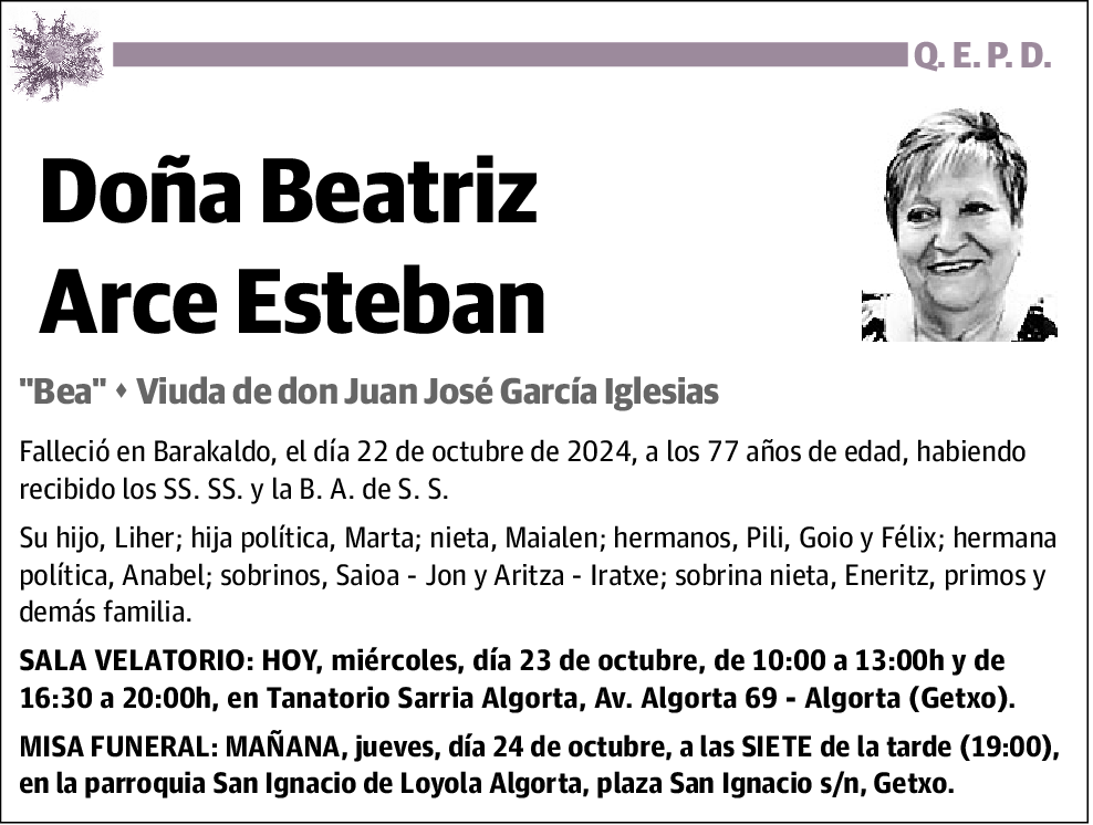 Beatriz Arce Esteban