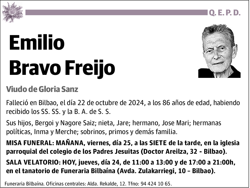 Emilio Bravo Freijo