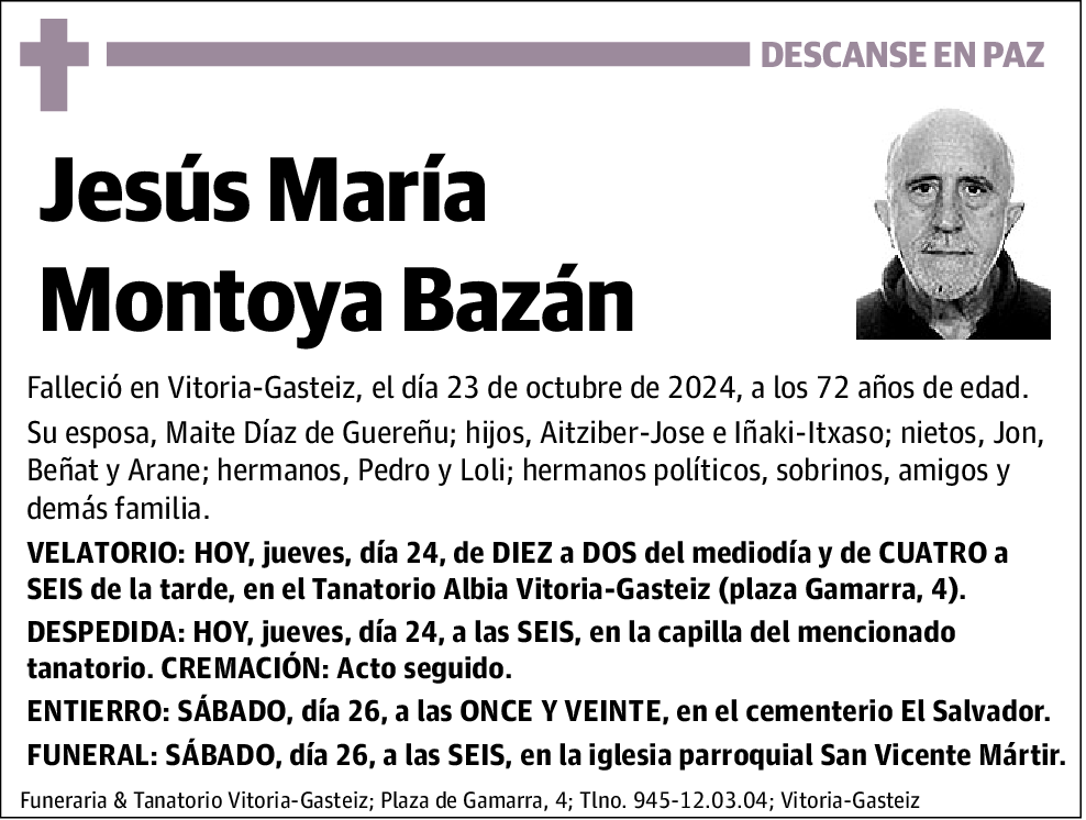 Jesús María Montoya Bazán