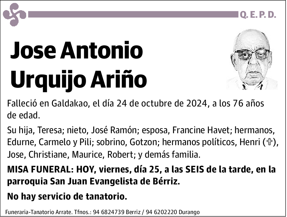 José Antonio Urquijo Ariño