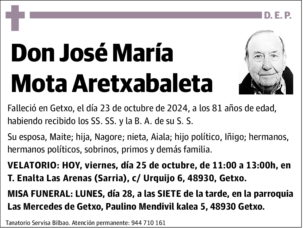 José María Mota Aretxabaleta